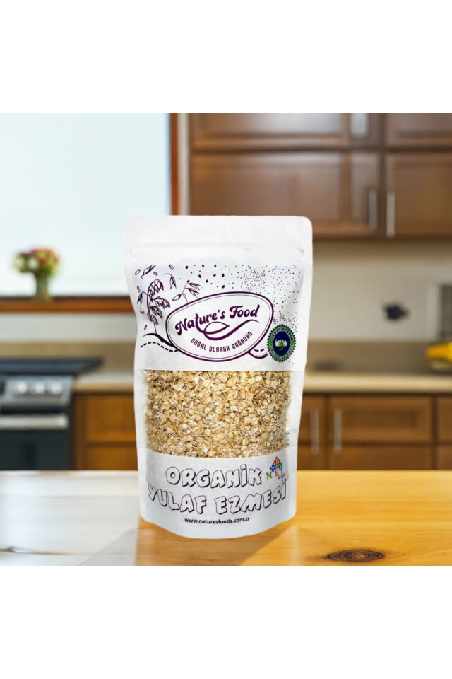 Organik Yulaf Ezmesi 300gr Pestisit analizli organik sertifikalı ürün.