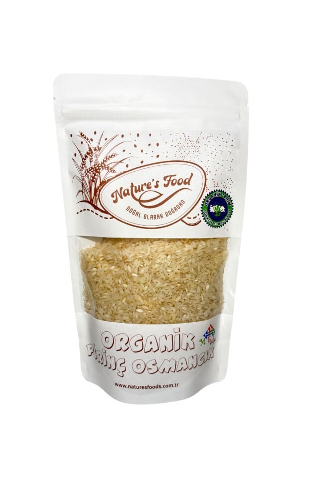 Organik Osmancık Pirinci 500gr Pestisit Analizli Organik Sertifikalı