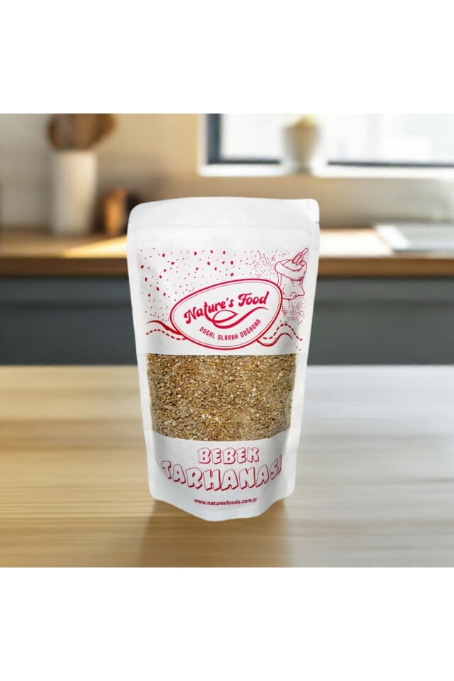 Klasik Bebek Tarhanası 400 gr Yoğurt (%42,8), buğday unu (%35,7), buğday ruşeymi (%21,5).