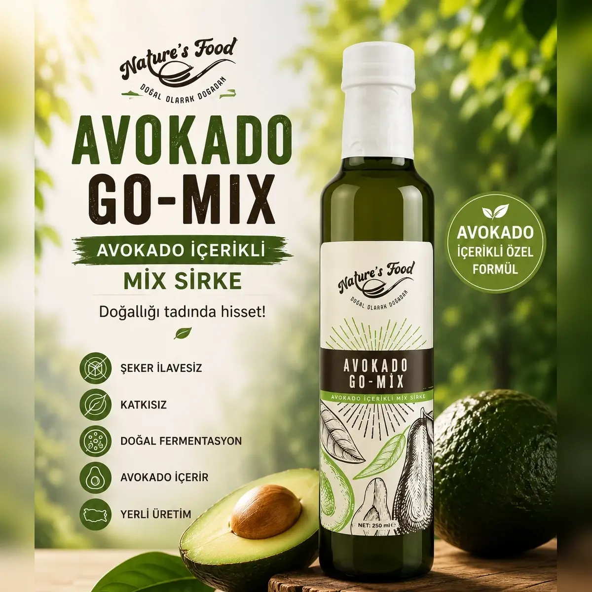 Avokado Detoks Sirkesi