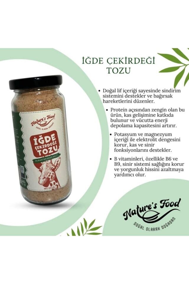 İğde Çekirdeği Tozu / Unu