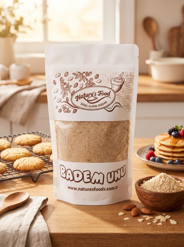 Glutensiz Badem Unu %100 Doğal Katkısız İnce Çekim Badem Tozu